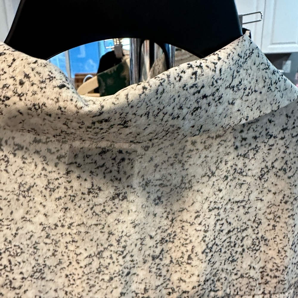 Calvin Klein Speckled Cream Blouse - Picture 4 of 10